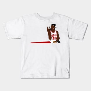 Michael Jordan Three-Peat Design Kids T-Shirt